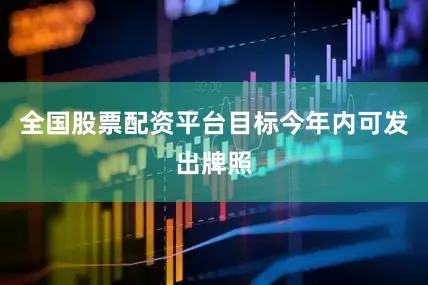 全国股票配资平台目标今年内可发出牌照