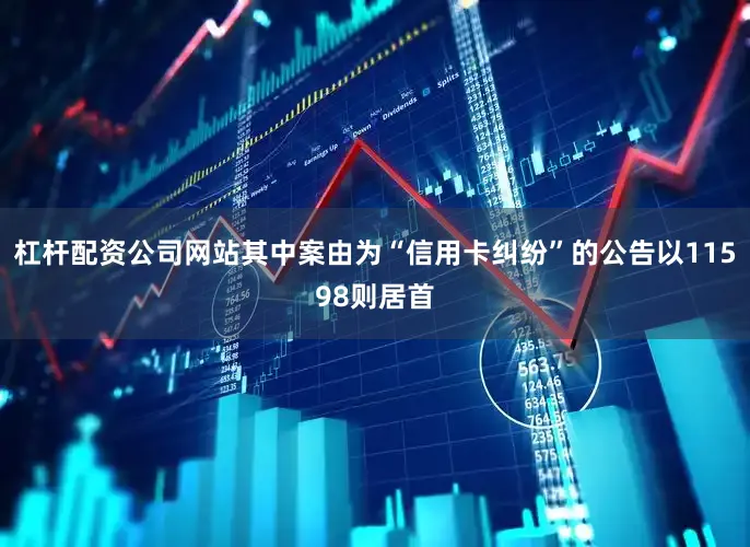 杠杆配资公司网站其中案由为“信用卡纠纷”的公告以11598则居首